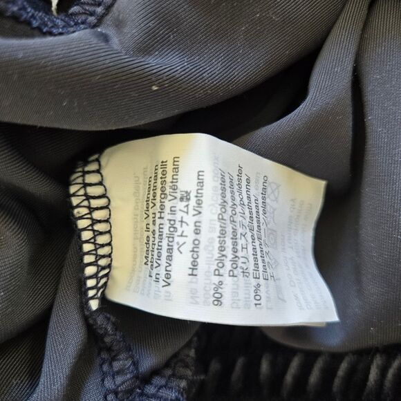 Madewell Dark Blue Velvet Cropped Lounge Pants - Picture 7 of 7